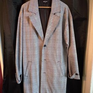 Elwood Plaid Overcoat